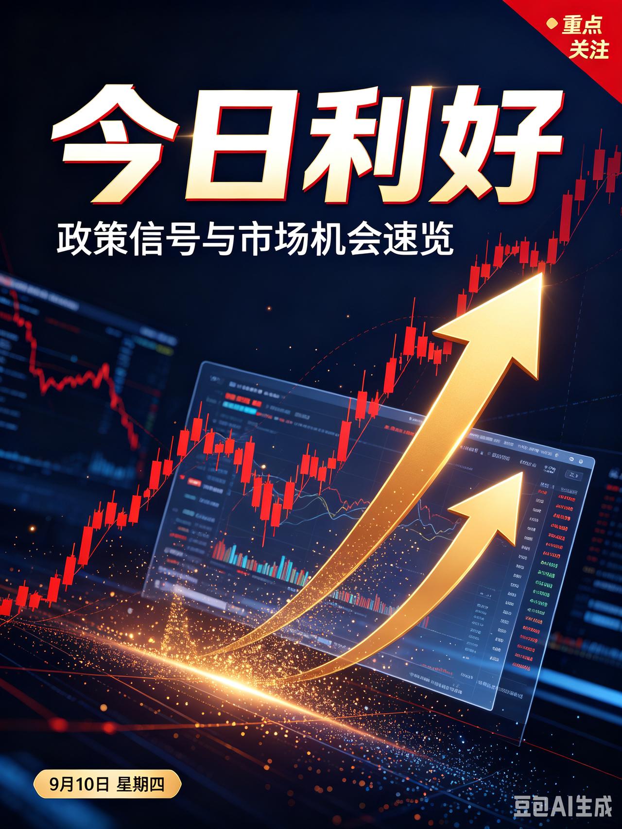 今日利好｜2026‑09‑10 星期四
 
风险提示：资讯仅供参考，不构成投资建