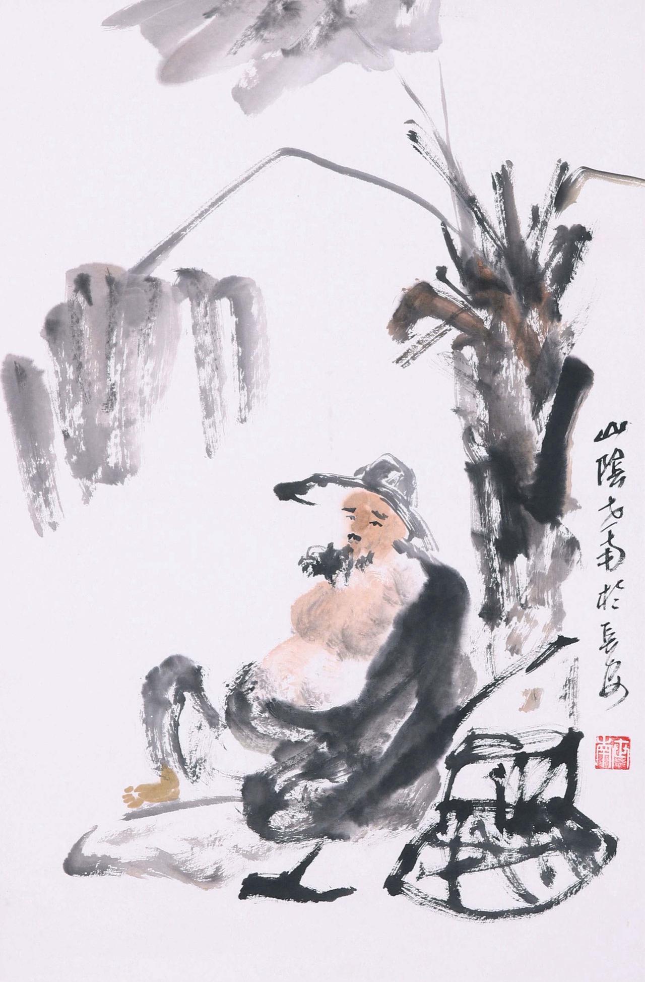 上联：锄禾田间哼民曲
下联：[比心]

网络图片/诚谢侵删