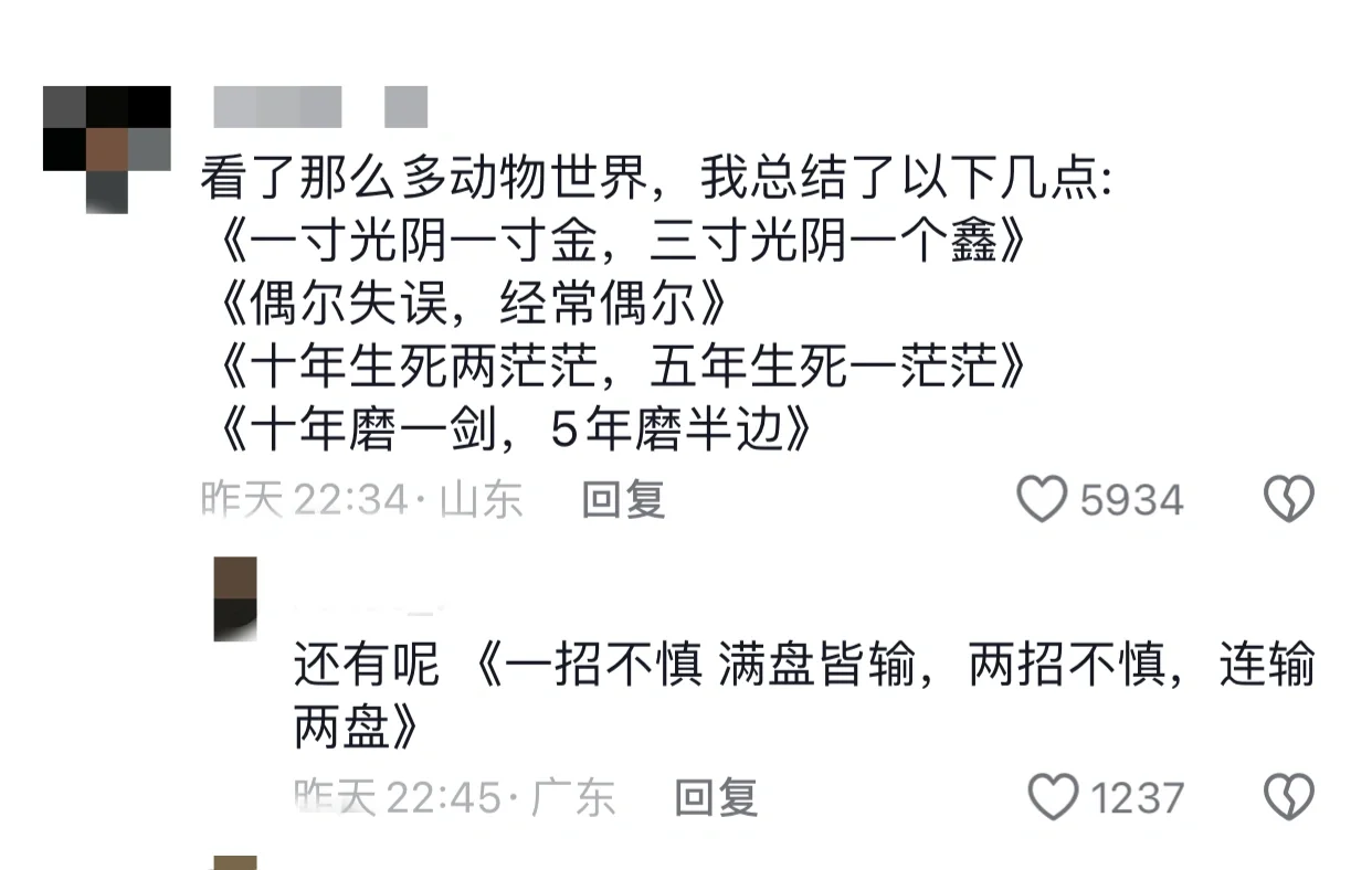 这样的动物解说我是真的喜欢！