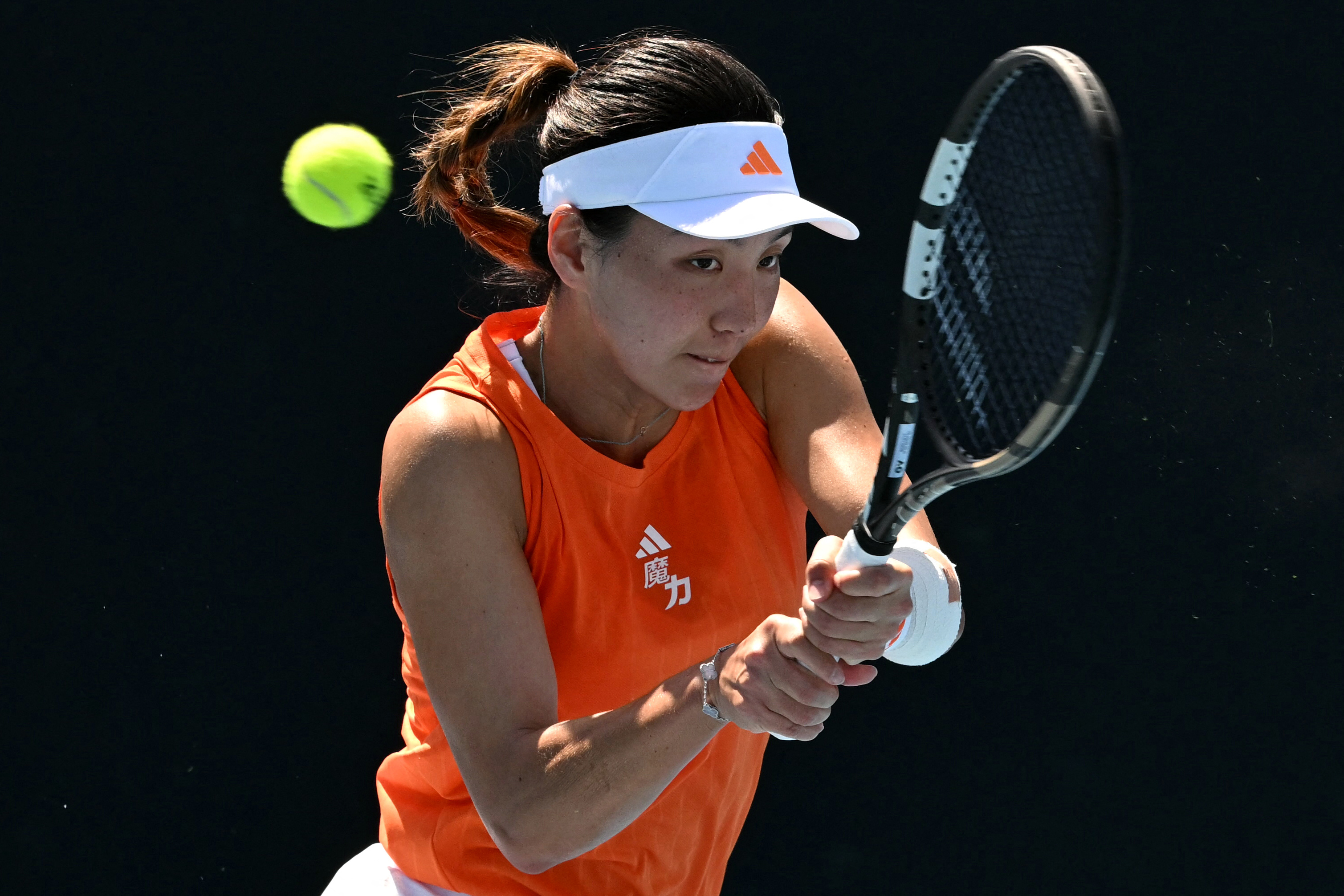 王欣瑜首进澳网第三轮✌️2026澳网女单次轮，🇨🇳王欣瑜盘末关键破发，最终以