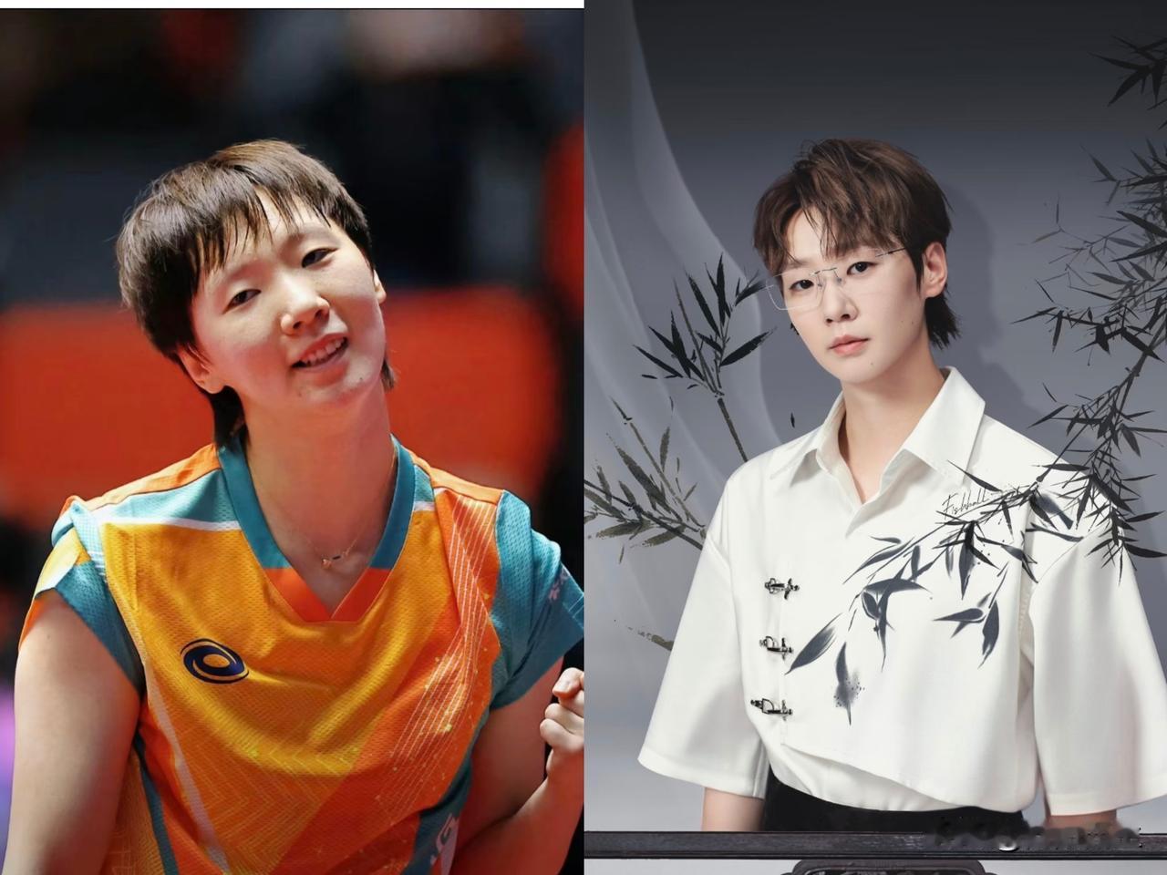 看王曼昱比赛，
有个动作简直成了她的“独门暗号”。

不管比分多胶着，她总得停下