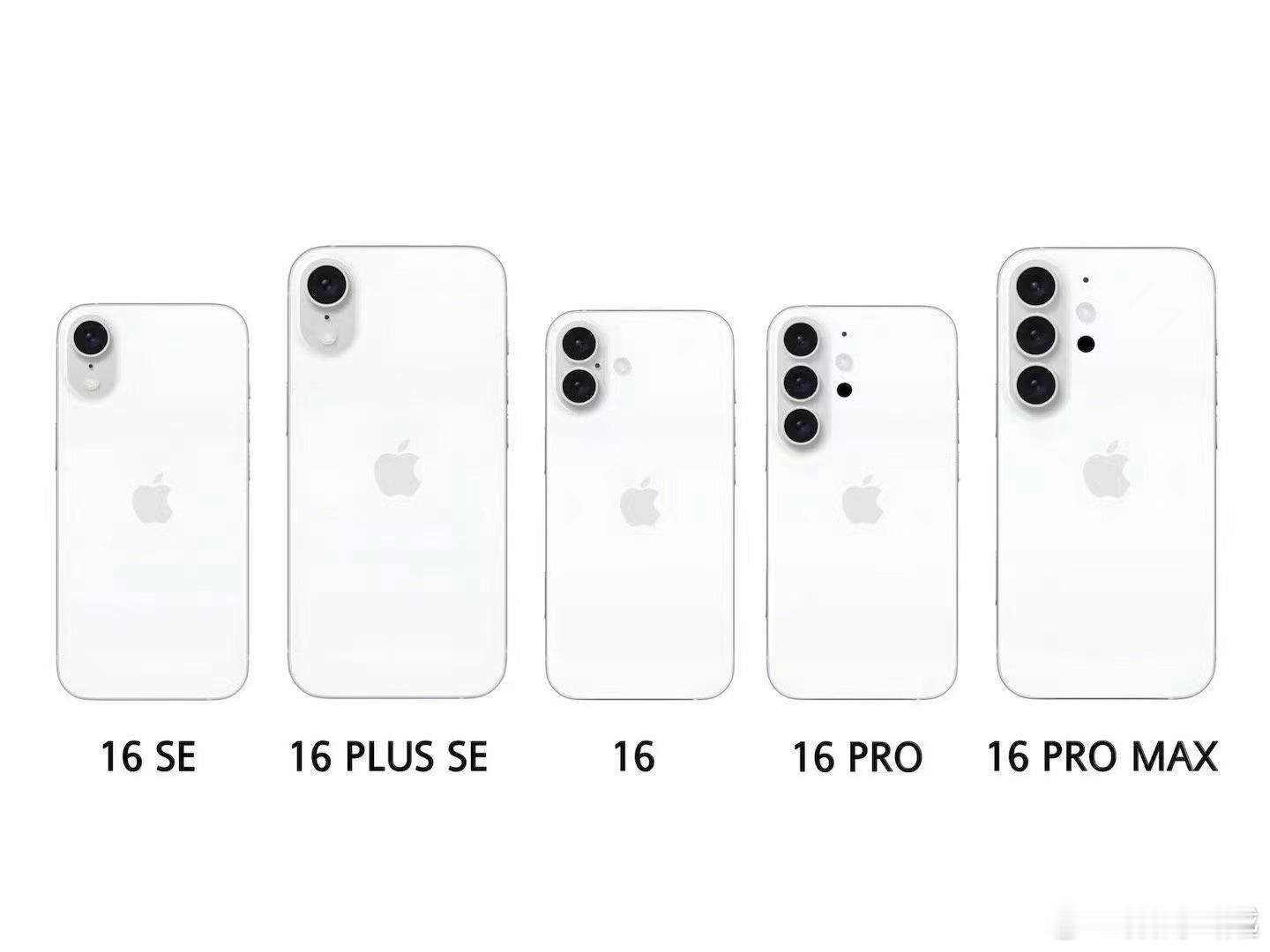 #iPhone16渲染图#图一是16系列的渲染图，图二据说是即将来的一加Ace3