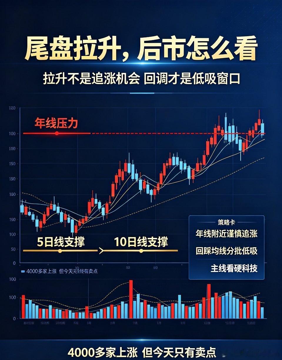 存储芯片集体回调A股尾盘强势拉升！后市节奏、压力支撑与真实买点讲透今天A股走出典