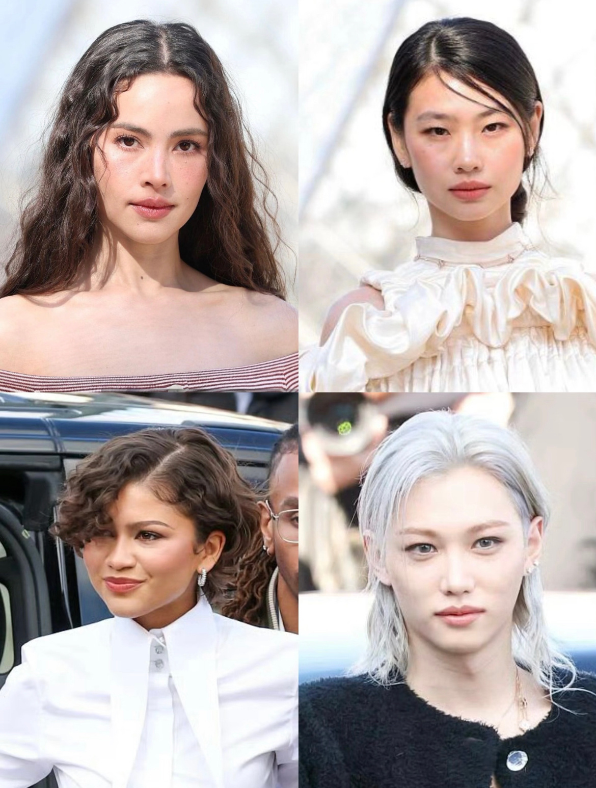 比美LV大秀 怼脸生图，谁扛住📸刘亦菲 周冬雨 Lisa 全智贤郑浩妍 李龙馥