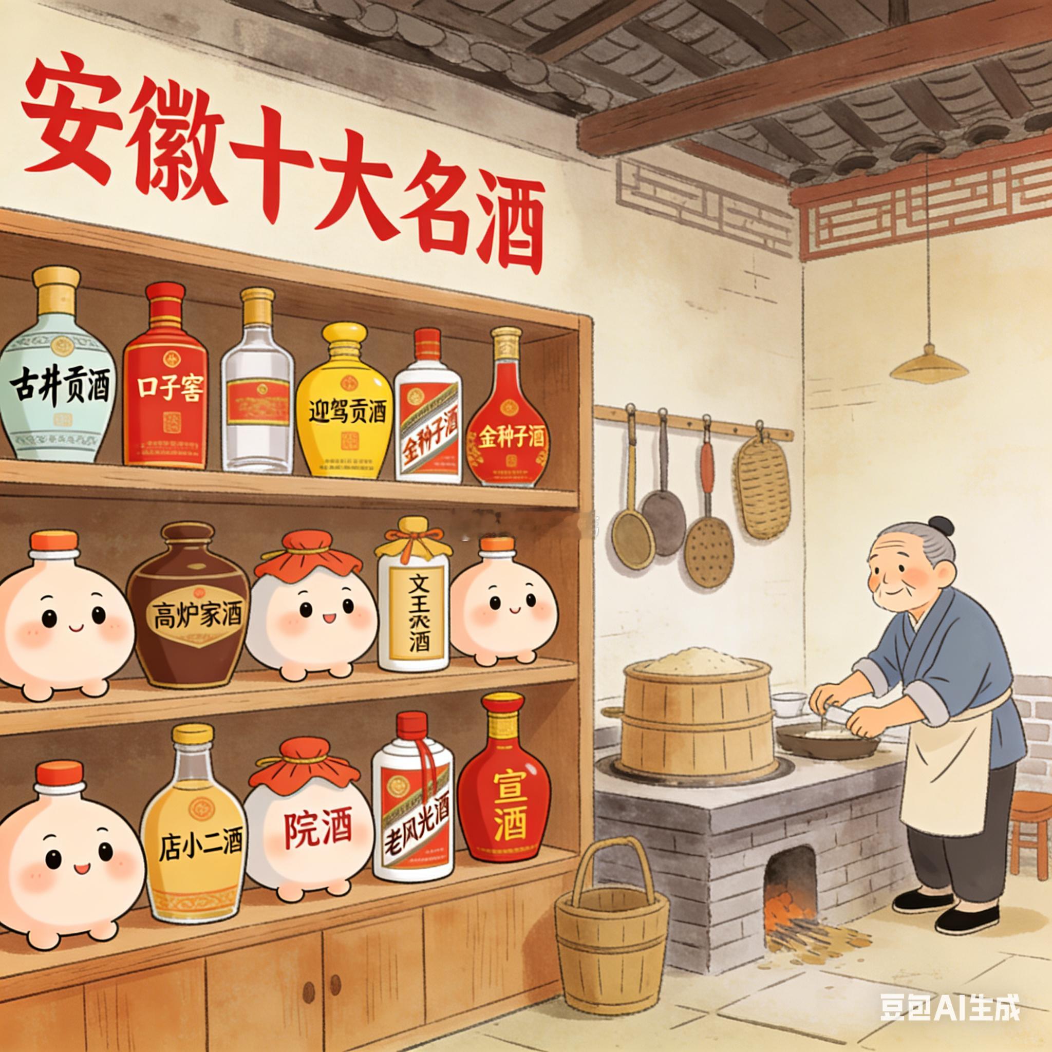 行业公司研究 安徽十大名酒：排名、核心差异化与现状（2025）速览：安徽白酒呈现