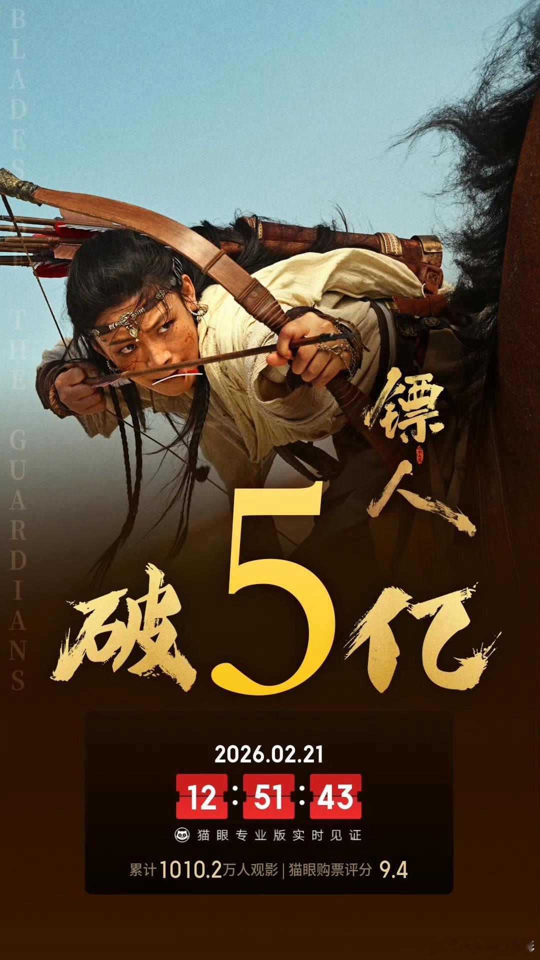 《镖人》上映4天，票房破5亿你最喜欢电影里的哪个角色呢？镖人4天破5亿春节档马上