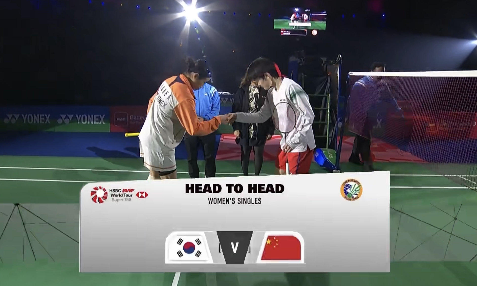 女单决赛马上开始：王祉怡🇨🇳 vs 🇰🇷安洗莹2026年印度羽毛球公开赛