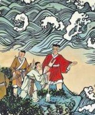 鲧禹治水
在中国上古的苍茫岁月里，洪水如怒龙翻腾，黄河浊浪滔天，淹没田畴、冲垮屋