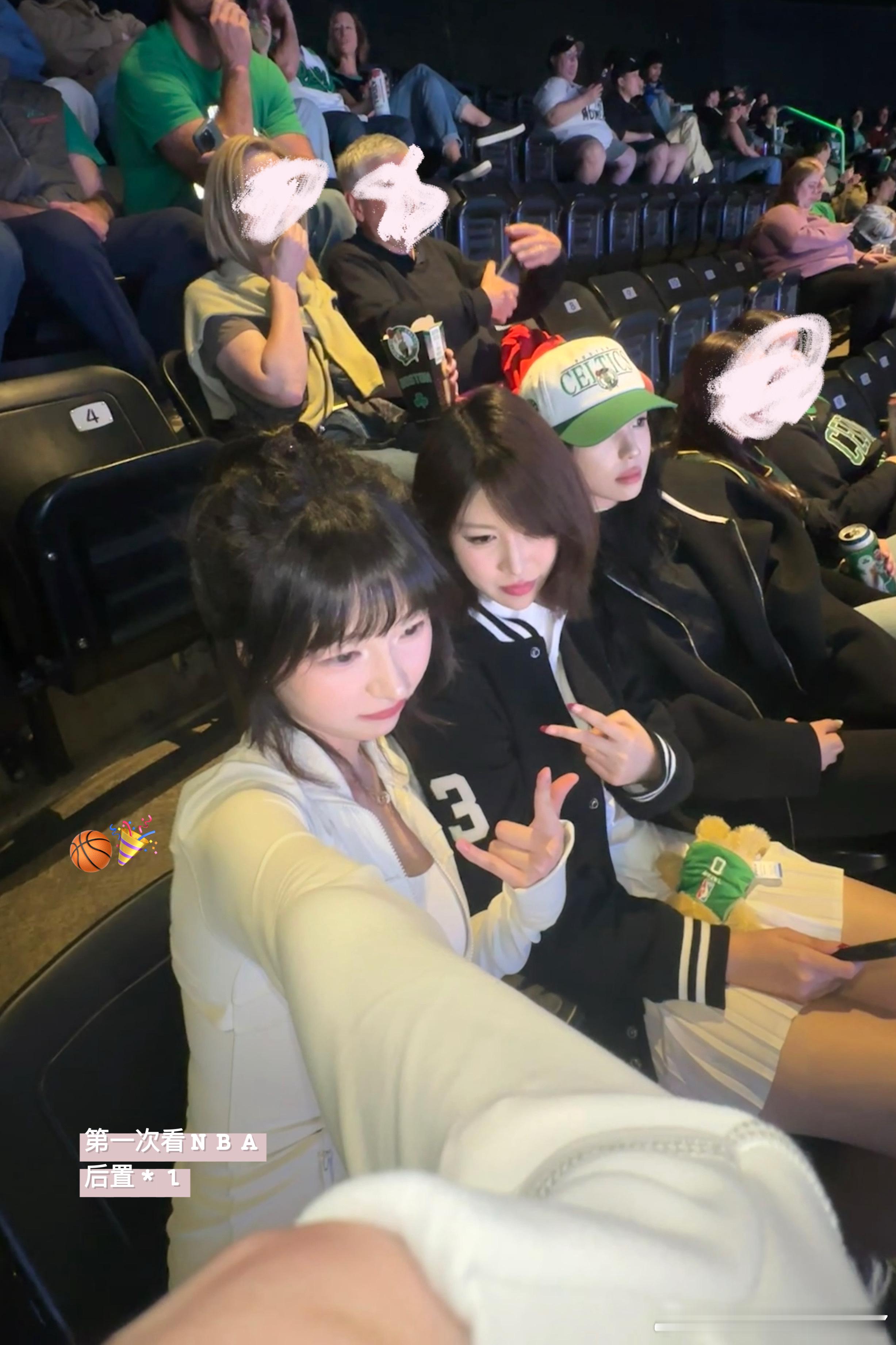 𐙚˙⋆.˚pl🏀ggggg来袭◦ ⁎ ˚๑>ᴗO๑    第一次看球赛！爽！