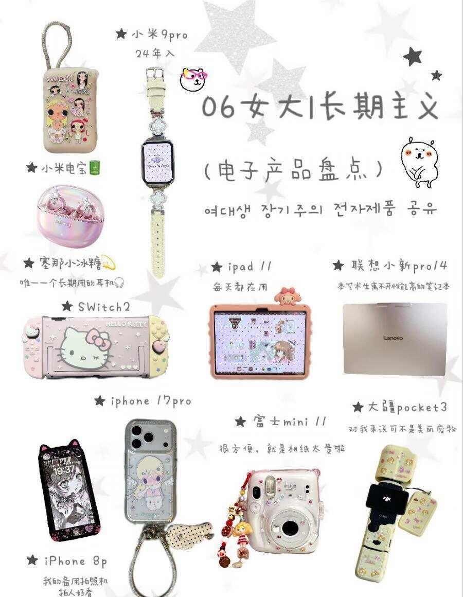 女大长期主义电子产品大盘点
数码配件选购指南 大学生平价好物 数码好物分享 电子