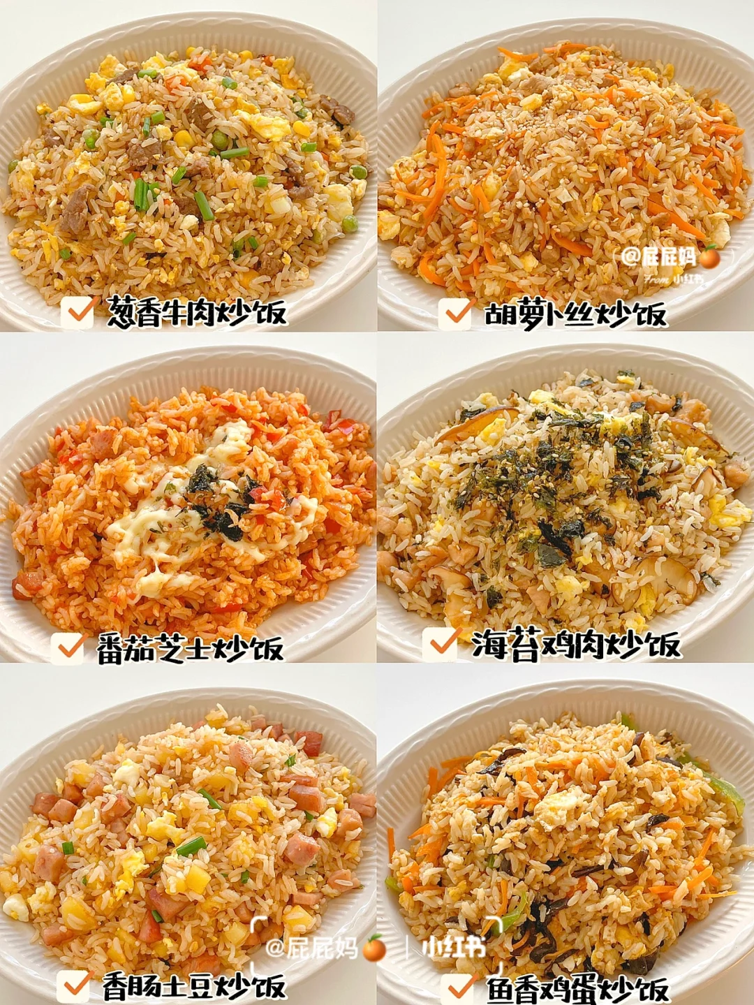 六款巨好吃的炒饭做法‼️挑食宝宝也会爱上
