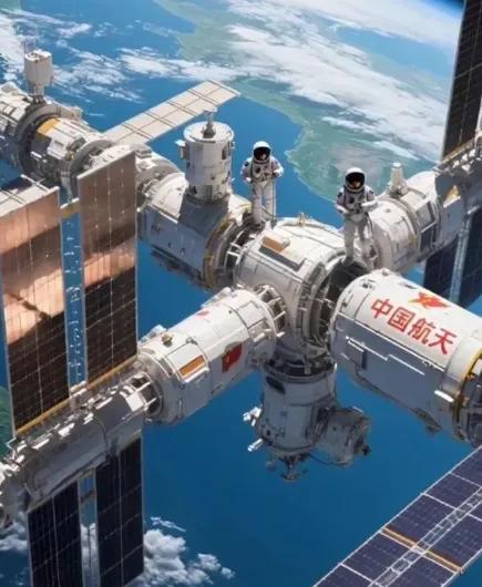 美国这回可真坐不住了。为啥？中国空间站里里外外全是方块字，一个英文标识都找不着。