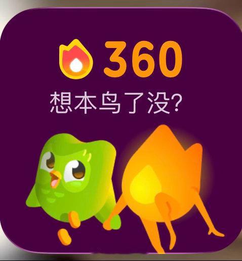 多邻国  360天