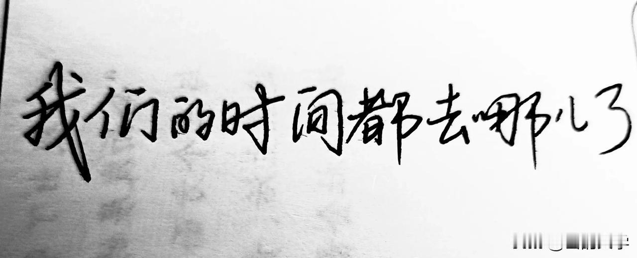 我们的时间都去哪儿了


一年一年还在继续，对着镜子中的自己，感觉时间太快，曾经