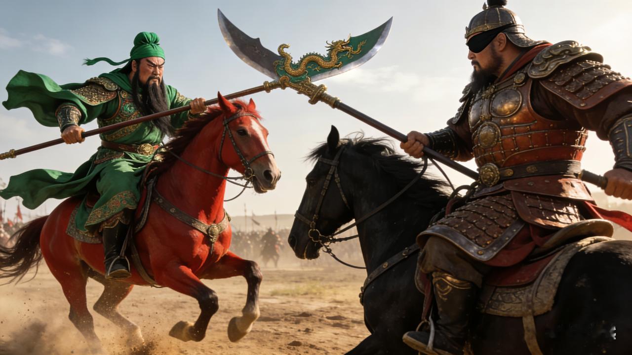 谁和关羽在单挑