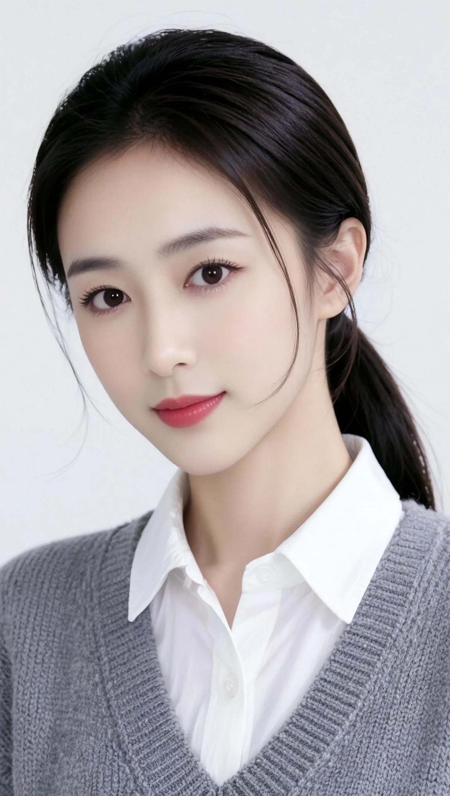 AI简约通勤照
