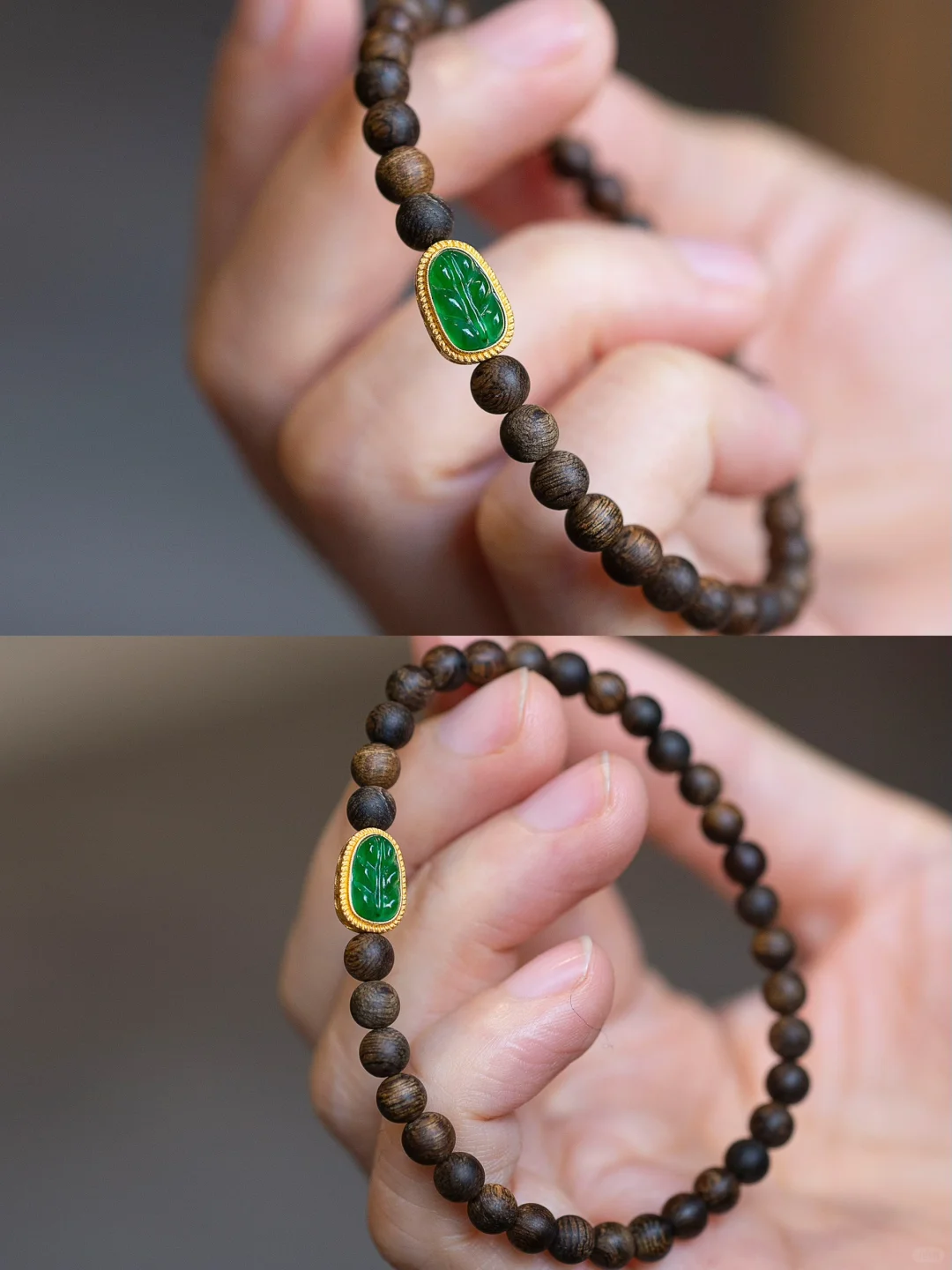 经商戴沉香金叶手串 乘风而上💯💯