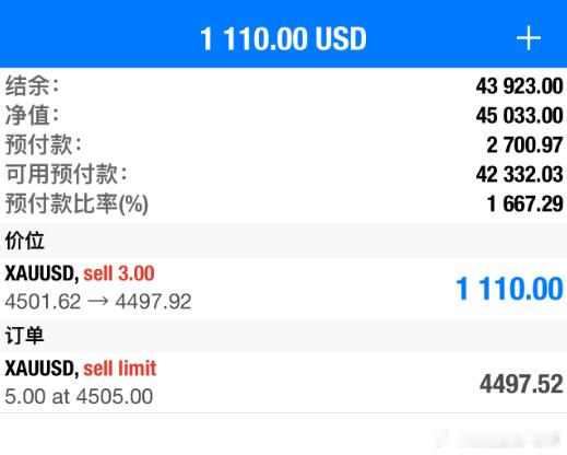 老常实盘真实案例实时分享 漂亮，现报价4494，我们实时布局黄金4501进场空单