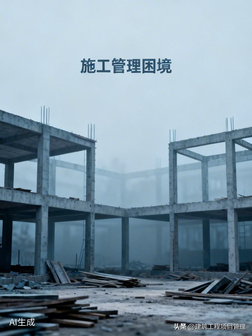 总包单位的中标项目经理不在，也没有管理人员，分包单位就一个现场负责人，也没有任何