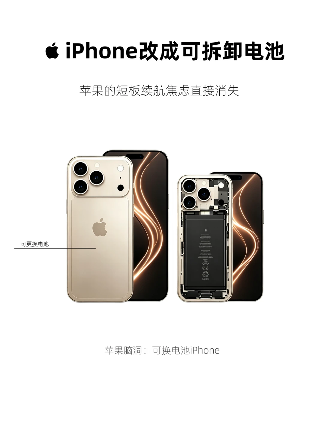 假如iPhone变可换电池，会告别续航焦虑吗？