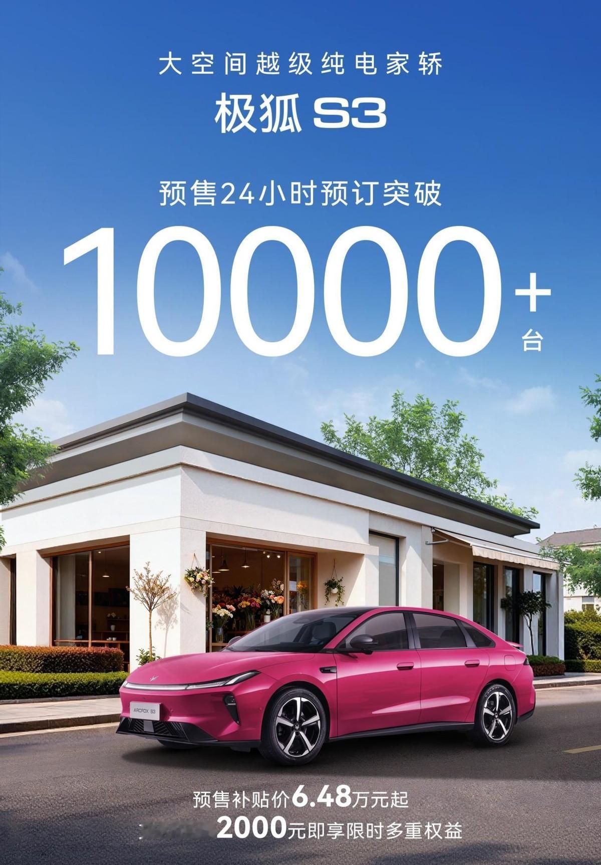 懒人福音！这台聪明的极狐S3预售6.48万
我选车，就图个“省心好开”。极狐S3
