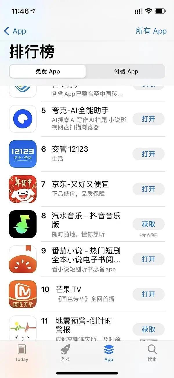 苹果商城为例，芒果下载量排名第10了从历年数据来看，芒果原住民大多现代剧爱好者那