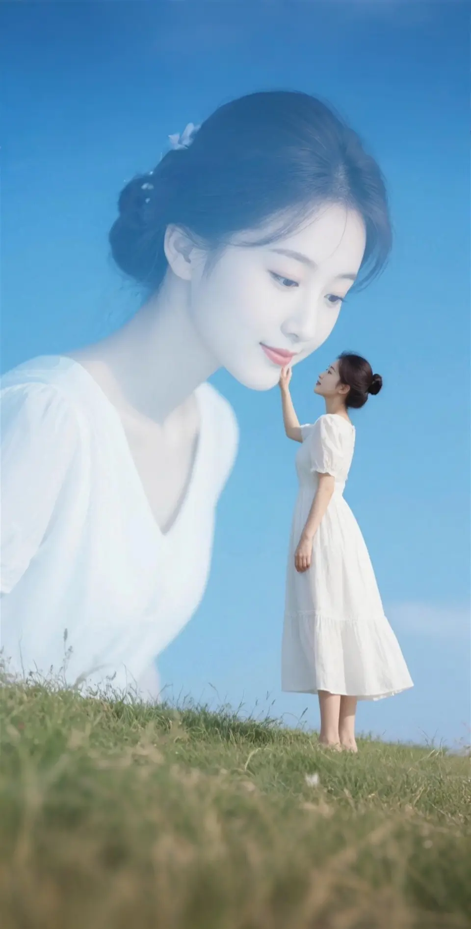 AI扩图 AI蓝天幻影随拍