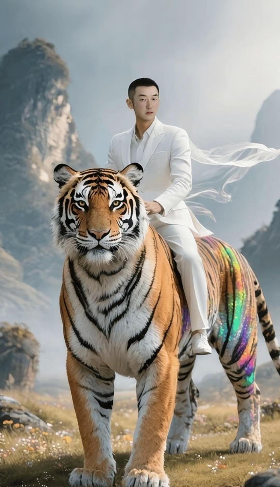 ai骑动物搞怪写真