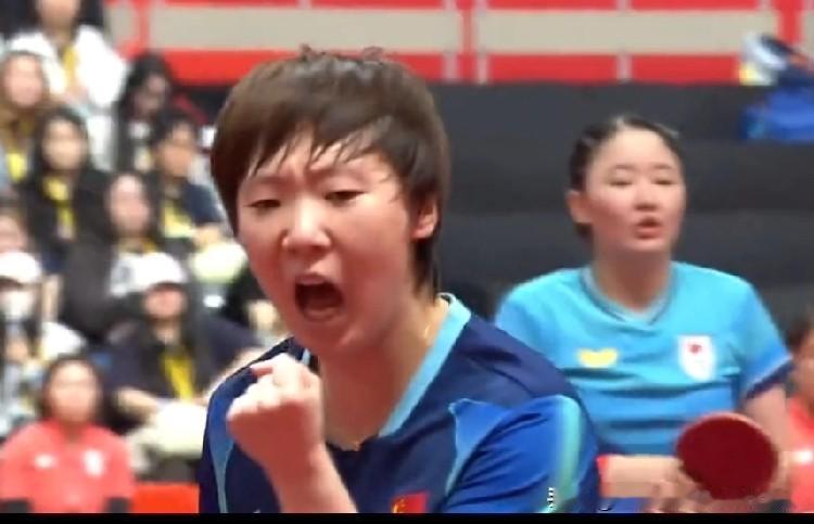 亚运会女单半决赛王曼昱VS张本美和的比赛正在进行，目前王曼昱3:0领先张本美和，