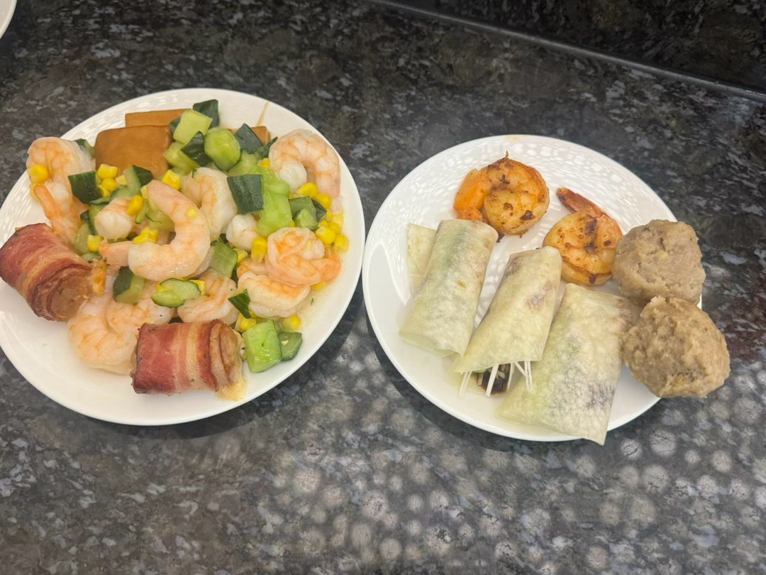国航又上新菜了，香菜牛肉丸子最近国航北京休息室正餐确实加预算了国航北京这行么李楠