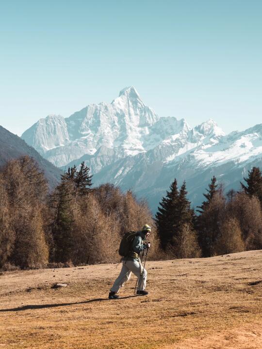 在山林间🏔️捕捉自然能量