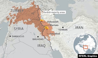 据英国广播公司报道，过去几个月里，成千上万的伊朗和伊拉克库尔德人已获得武器。这些