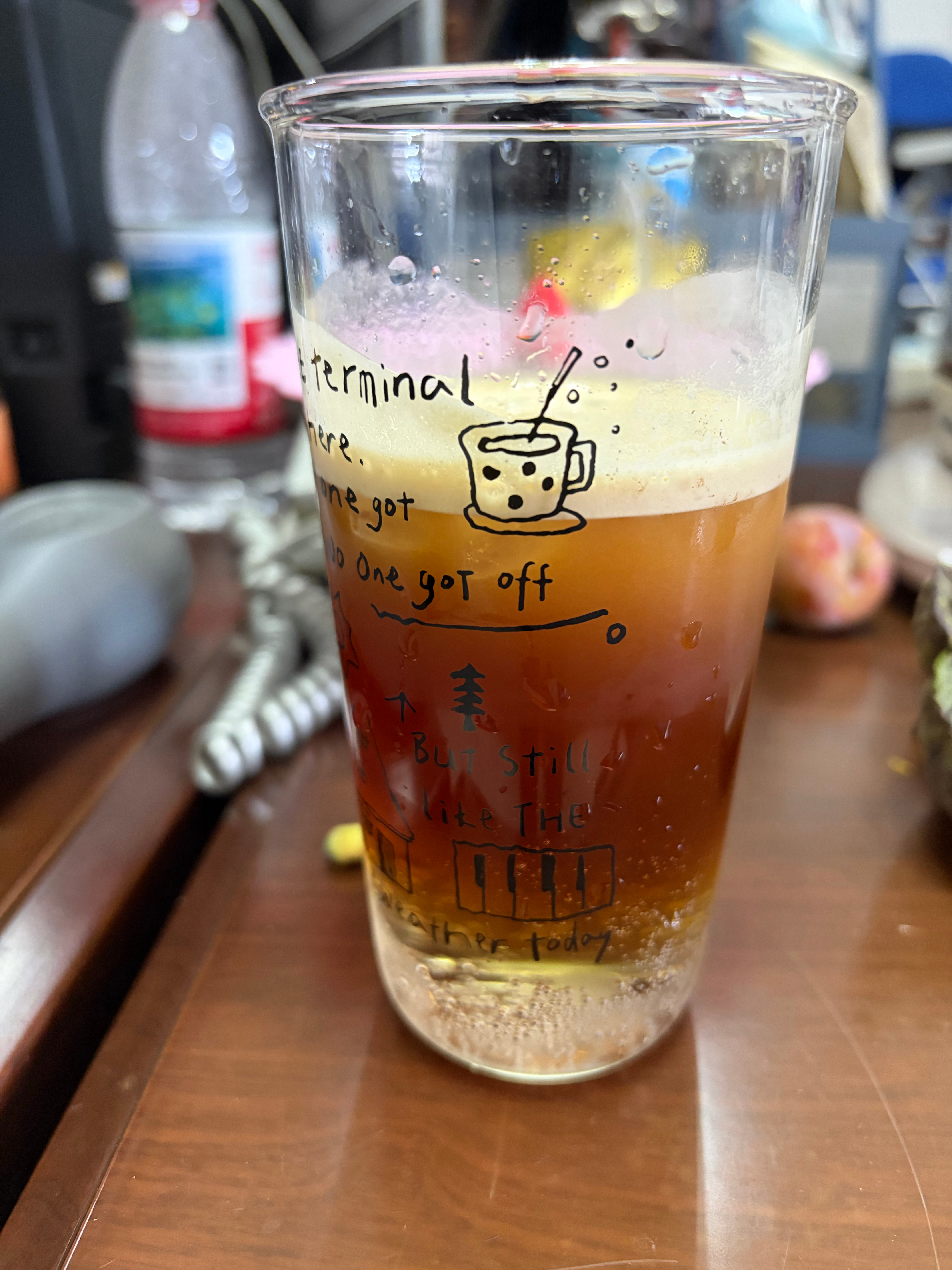 室友自制生姜美术 