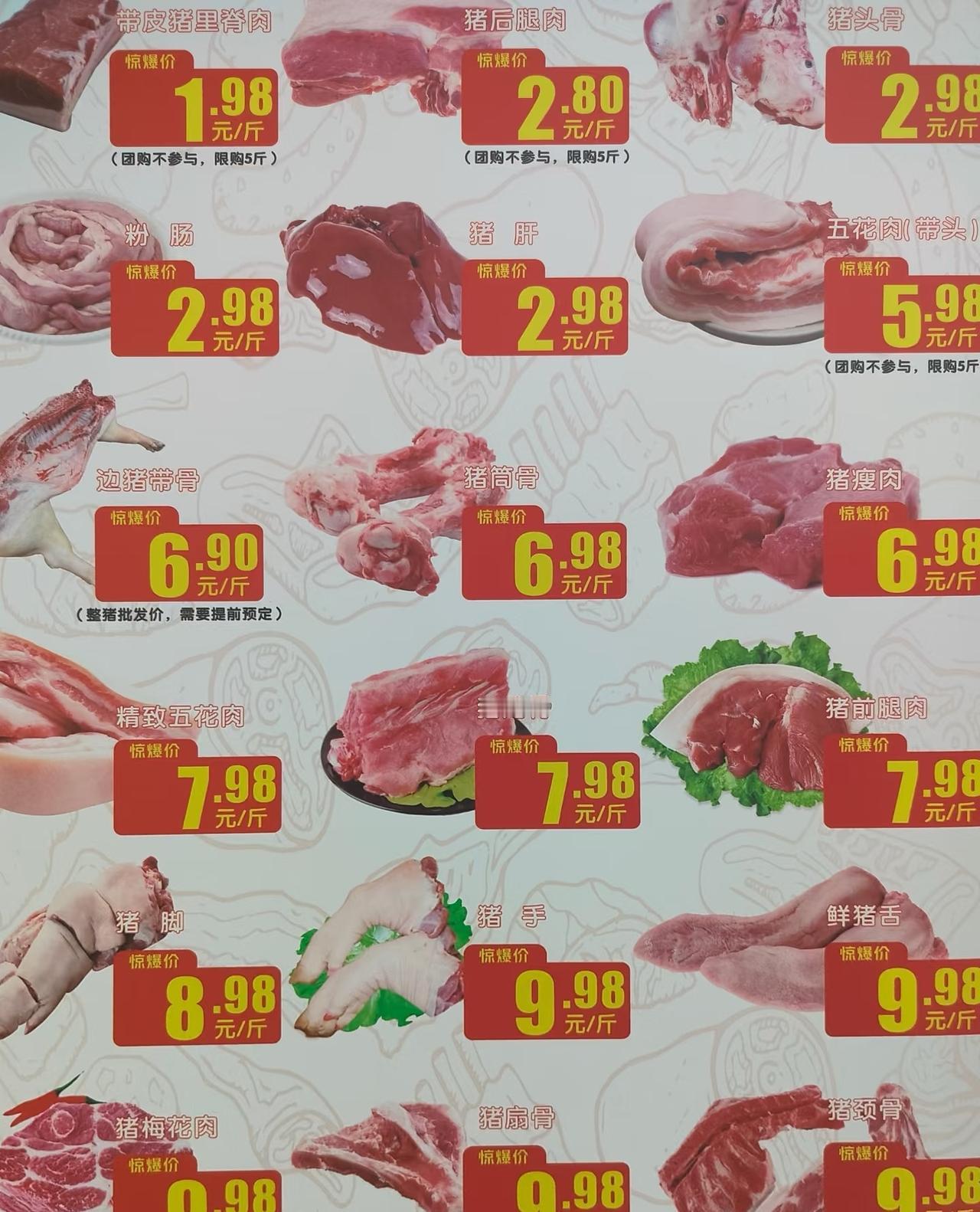 物价进入1996年

我一年也吃不了30斤猪肉，影响不大。对爱吃猪肉的人来说，便