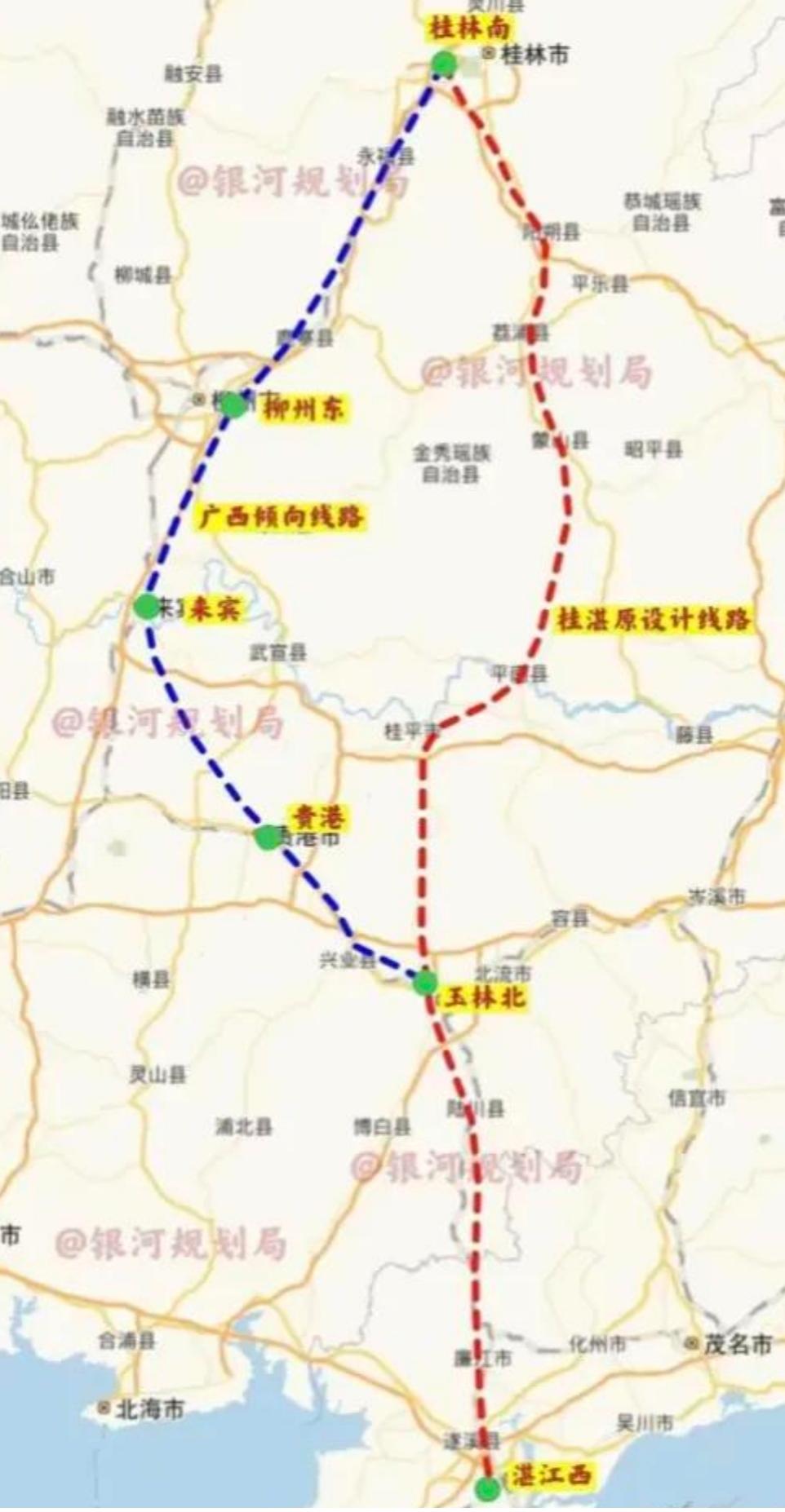 关于桂湛高铁（广西桂林至广东湛江）的最终走向，目前官方尚未公布最终方案，但可以从