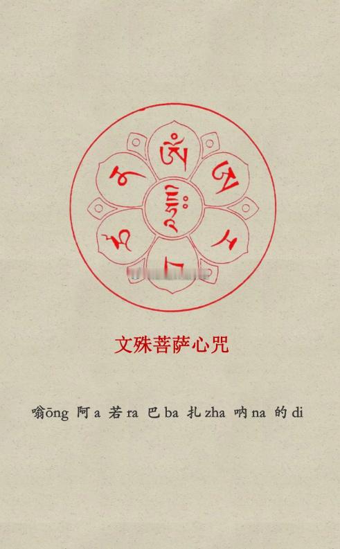 文殊心咒灵力不凡，留下你的心愿，为他人的心愿点赞加持，成人之美，自利利他，功德无
