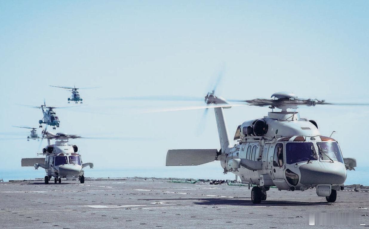 Z-20J出海进行起降训练[威武] ​​​