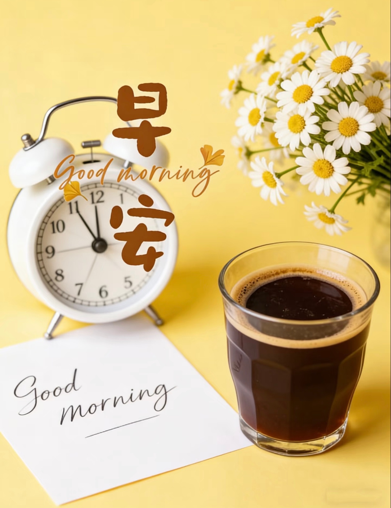 说声早，心情好微微笑，没烦恼早安🌻新的一天！ 
