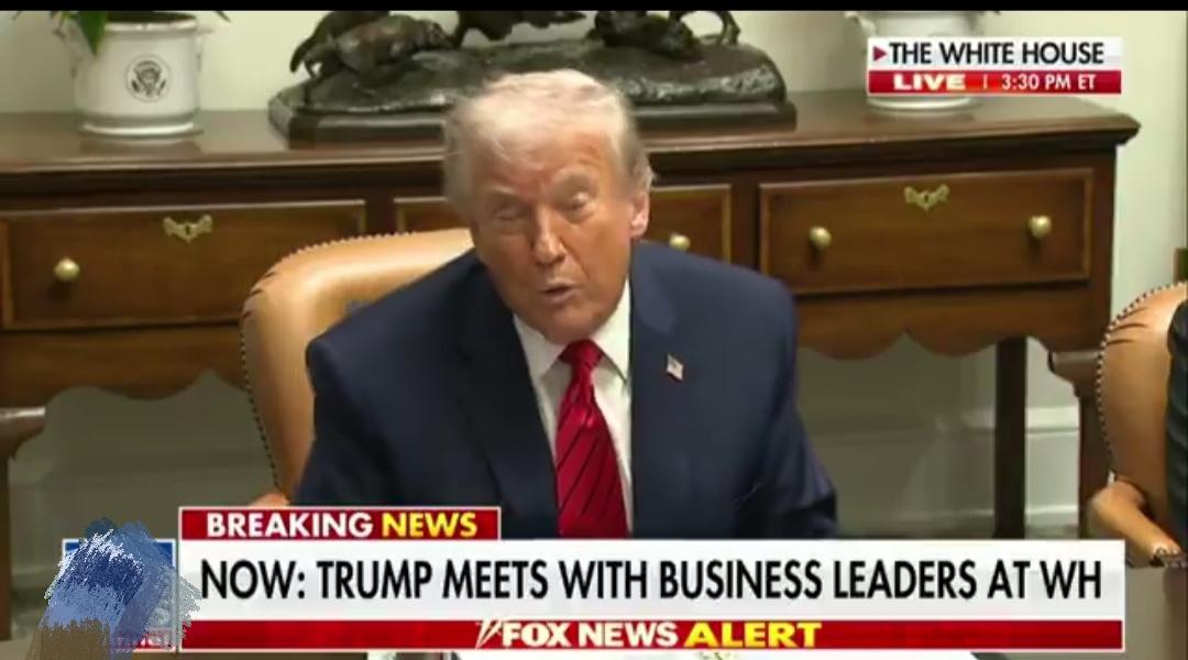 特朗普总统发表一段震撼言论

特朗普说:没有美国经济，就没有世界。

特朗普甚至