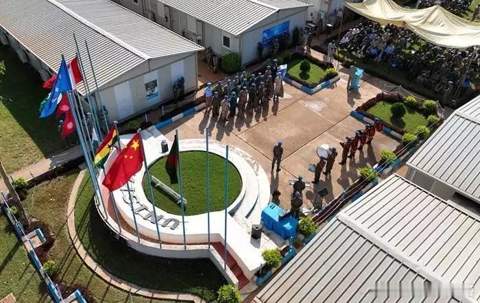 联合国阿卜耶伊临时安全部队(联阿安全部队)23日在司令部广场举办联合国日庆祝活动