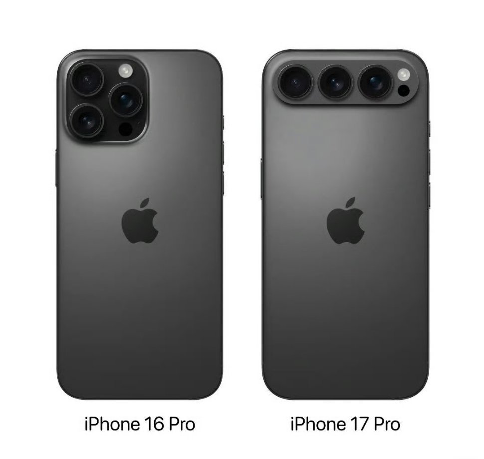 曝iPhone17ProMax渲染图 不是就是这个设计吗？？？？头一次觉得苹果长