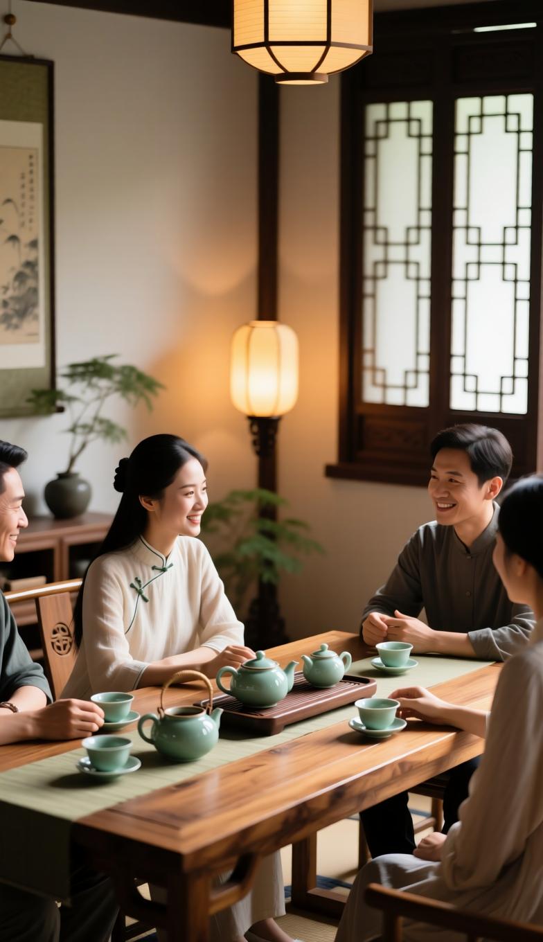 闲暇时约上三五好友围坐茶桌，一盏热茶，几句闲聊，卸下平日生活里所有伪装与疲惫。平