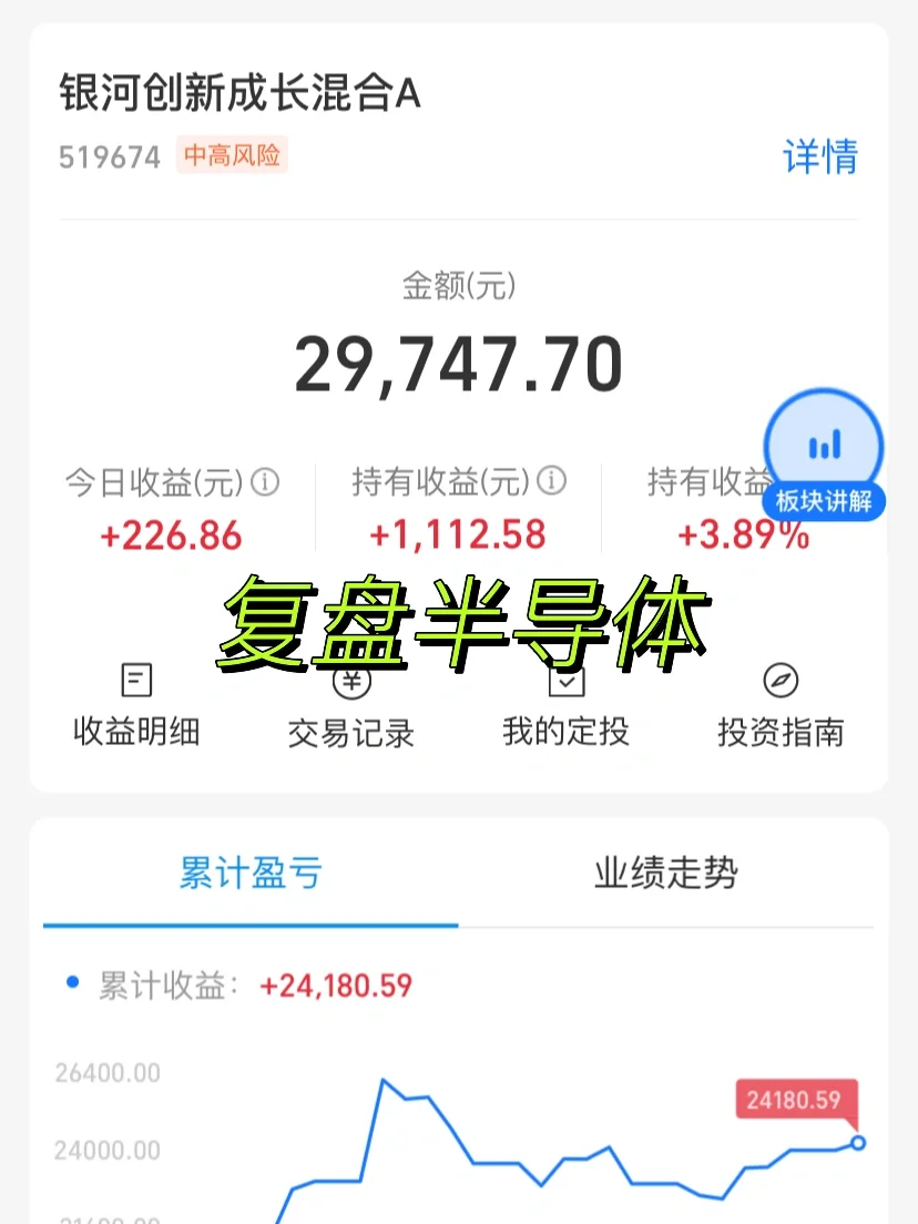 上次的持有本金是55000，最高收益在26000 现在的本金接近300...