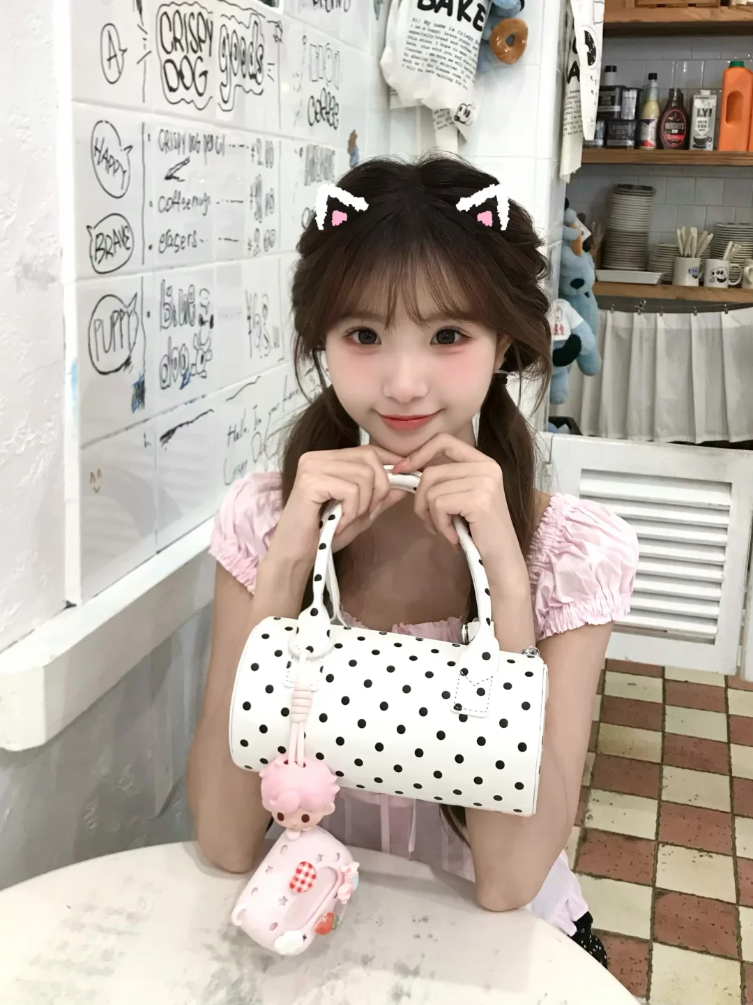 ^⦁᎑-^ ੭存点和小彩蛋的拍照姿势💖