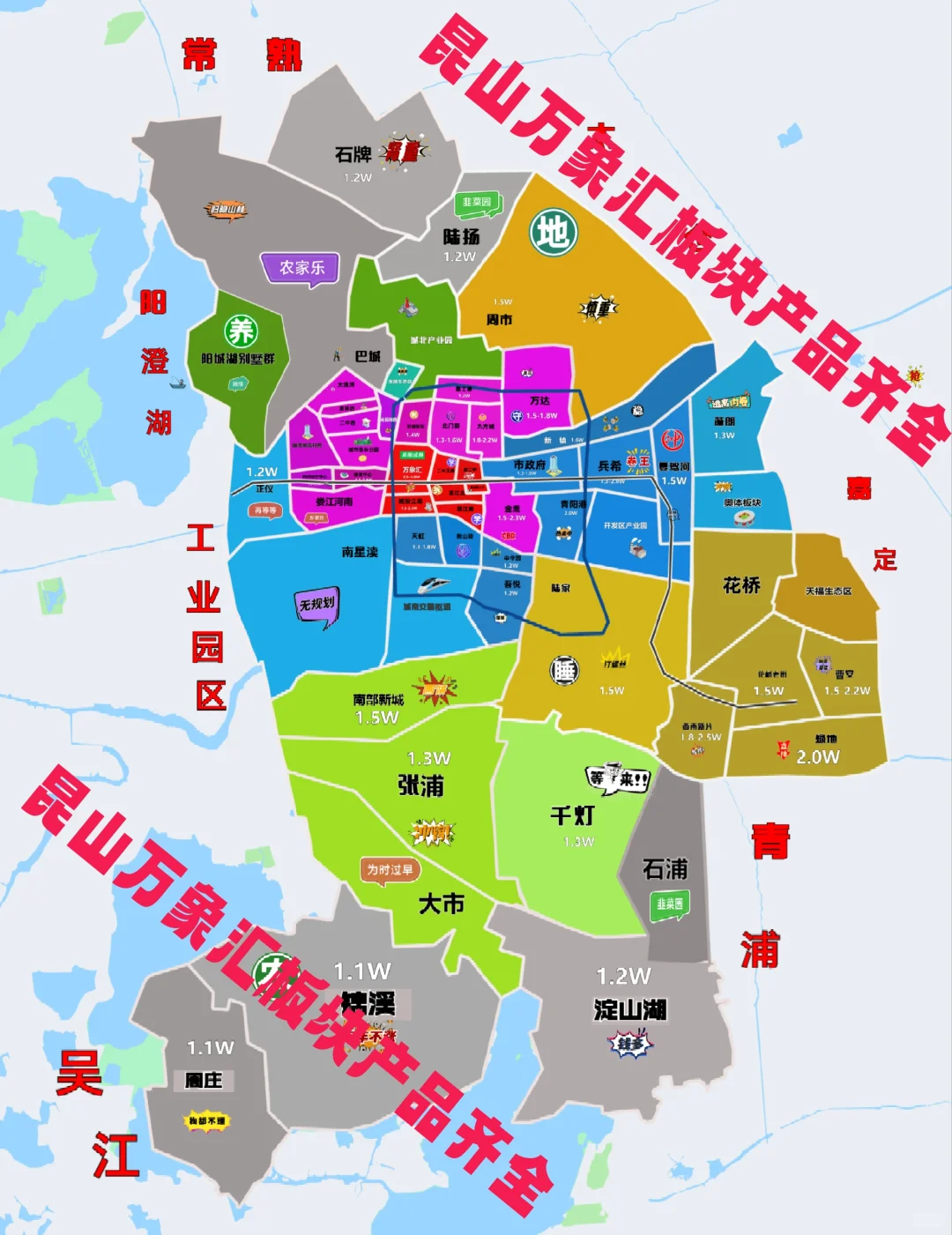 昆山万象汇板块产品齐全