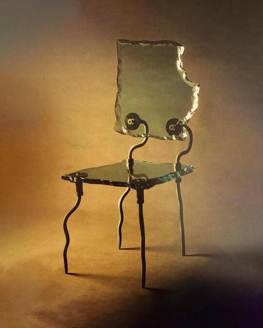 Danny Lane, ‘Etruscan’ chair, c. 1980s