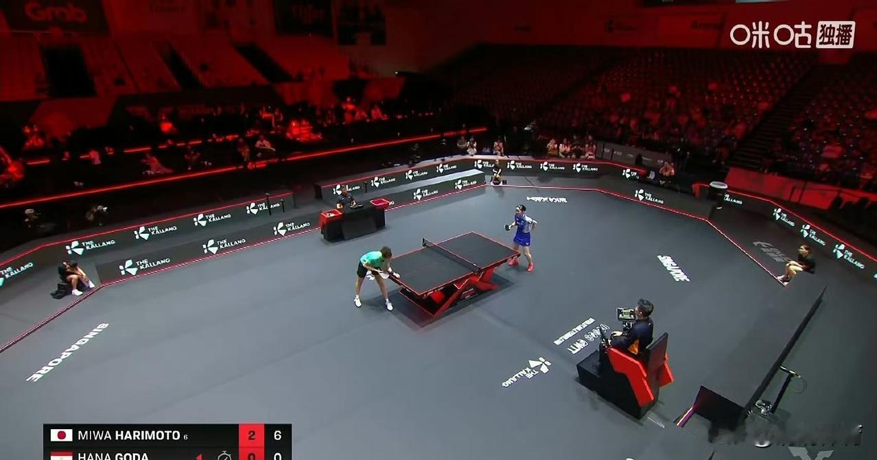 张本美和3比0汉娜高达（6，9，4）
大藤沙月3比1迪亚兹（7，6，-8，7）