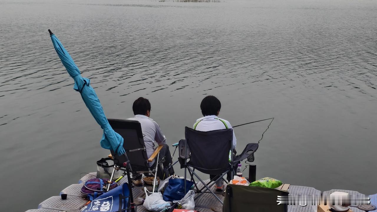 夏日到湖边钓鱼，着实是一种享受。每次来到河边，看到好多钓友已经在那儿“安营扎寨”