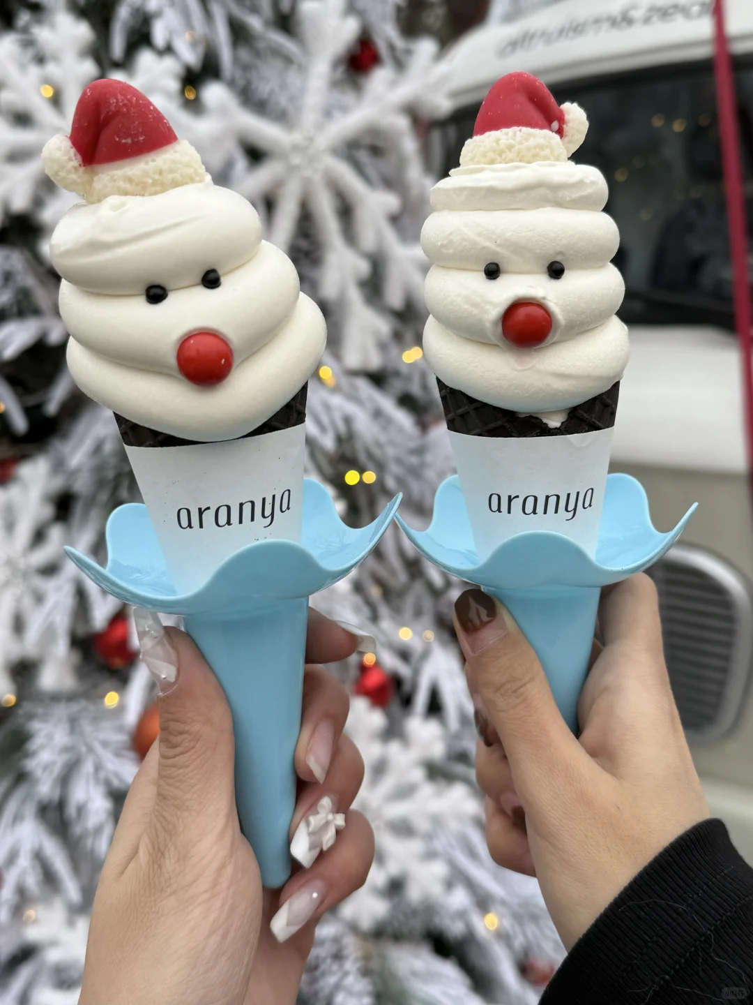 🎄今年阿那亚小a冰站的童话月限定是小雪人！