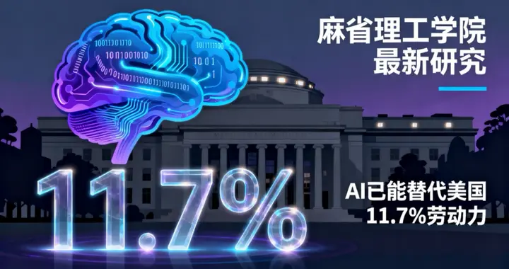 麻省理工學院最新研究：AI 已能替代美國 11.7% 勞動力